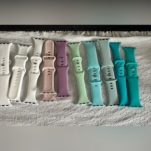 26 Silicone Watch Bands, rainbow of colors